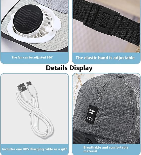 š„Solar Rechargeable Peak Capš§¢