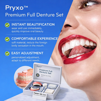 🌎Ends Today: 70% OFF! ⏰ Medical Full Denture with Strong Suctiond🦷Obtain American Dental Association (ADA) Certification
