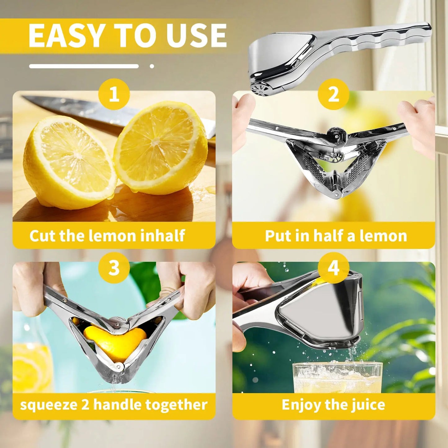 Stainless Steel Citrus Squeezer
