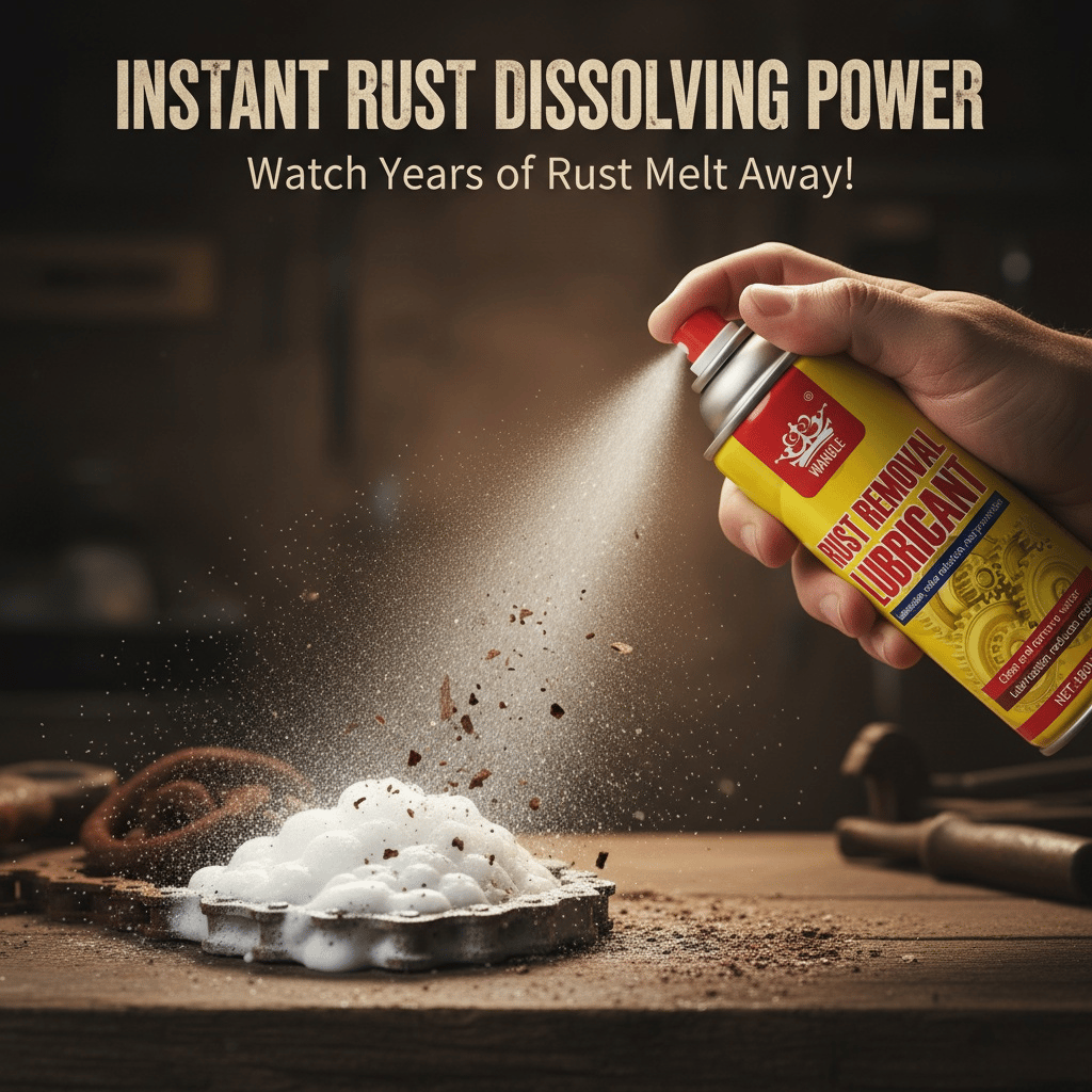 🏆Anti-Rust Lubricant Spray & Rust Remover