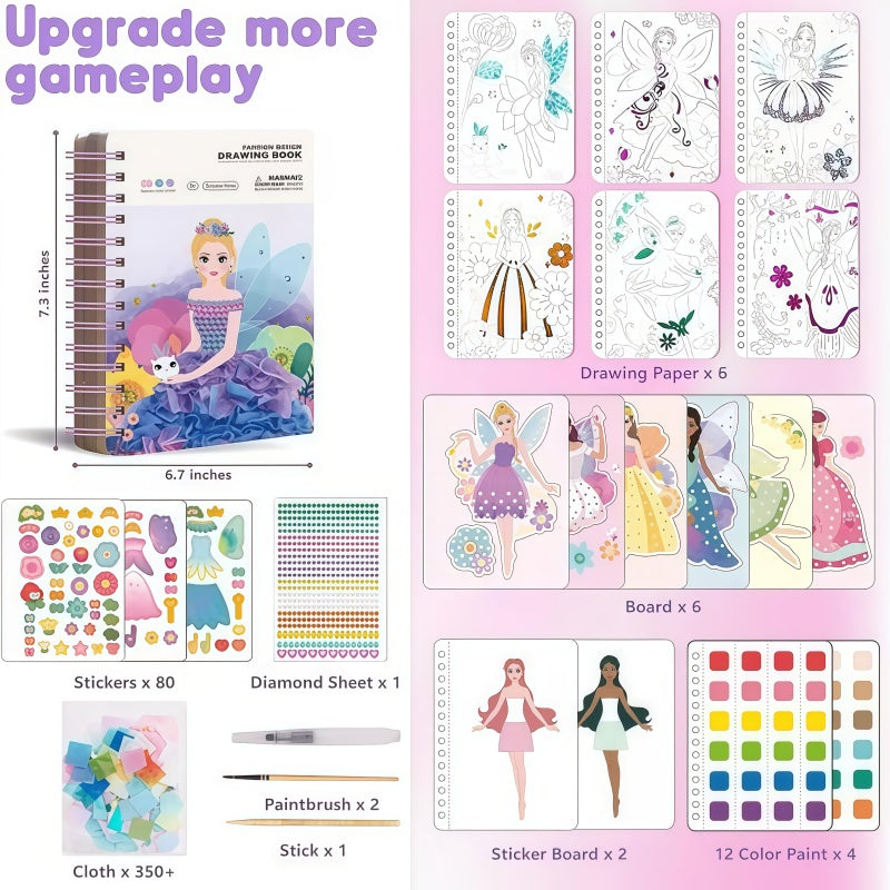 Magic Princess Craft Set 🎀 Jar Melo 4-in-1 Creative Fun!