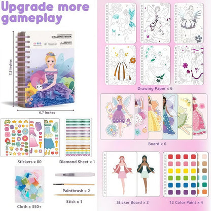 Magic Princess Craft Set 🎀 Jar Melo 4-in-1 Creative Fun!