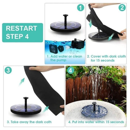 🎉Limited Time 49% OFF ! -🐦️Solar-Powered Bird Fountain Kit