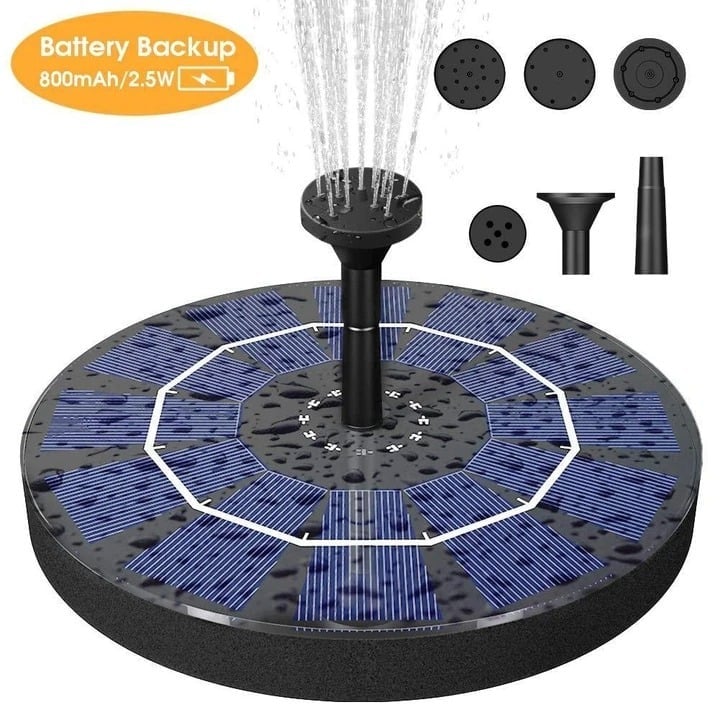 🎉Limited Time 49% OFF ! -🐦️Solar-Powered Bird Fountain Kit