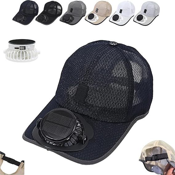 🔥Solar Rechargeable Peak Cap🧢
