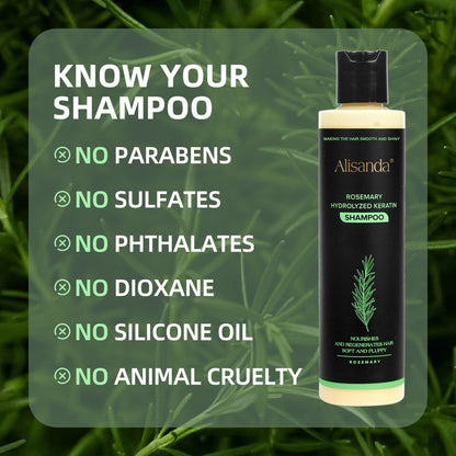 🔥LAST DAY 50% OFF - 🌿Alisanda® Organic Rosemary Hair Growth Shampoo