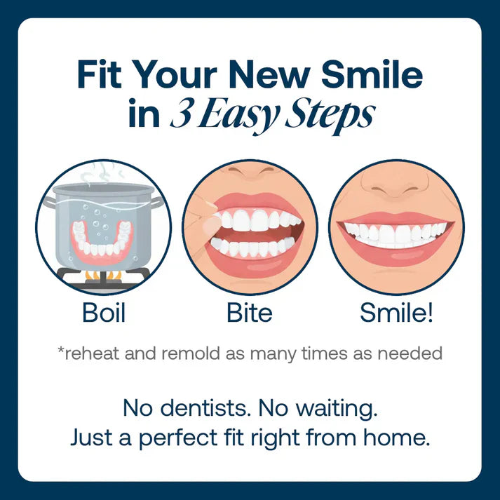 🌎Ends Today: 70% OFF! ⏰ Medical Full Denture with Strong Suctiond🦷Obtain American Dental Association (ADA) Certification
